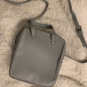 Small gray bag.